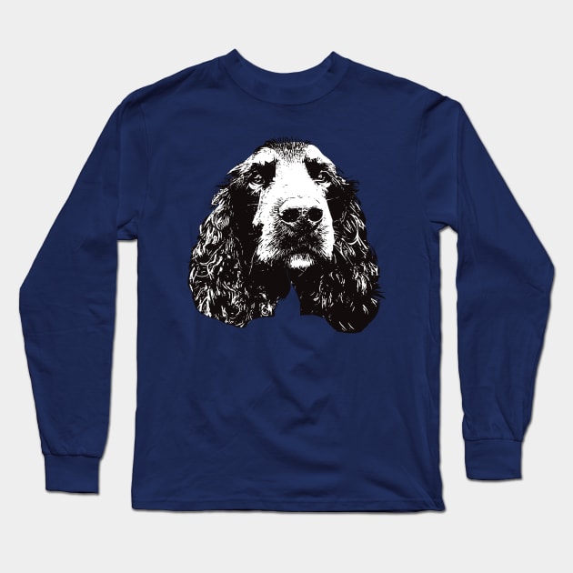 Field Spaniel - Field Christmas Gifts Long Sleeve T-Shirt by DoggyStyles